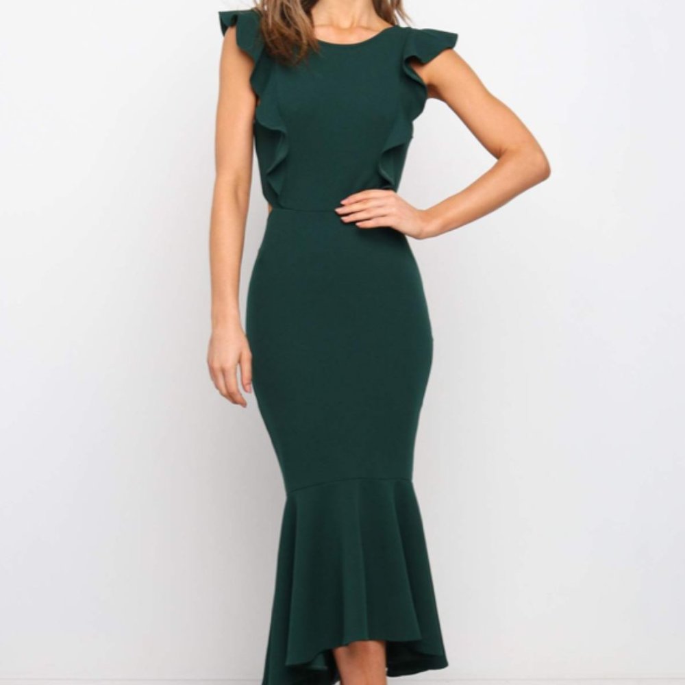 Green cocktail dress, NWT